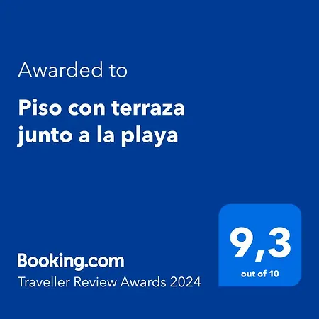 Piso Con Terraza Junto A La Playa Apartman